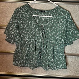 Green Flower Shirt
